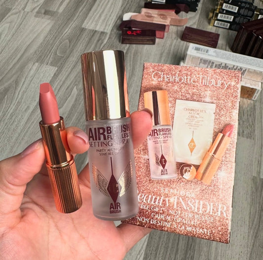 Charlotte Tilburry Lippie and Setting Spray Set