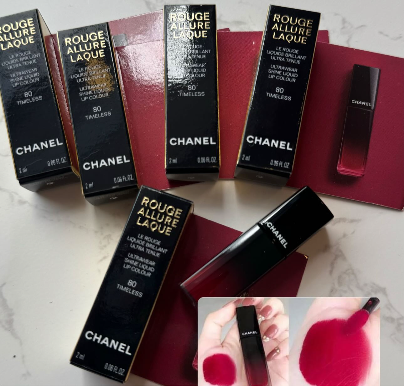 Chanel Rouge Allure Laque Mini in 80 Timeless